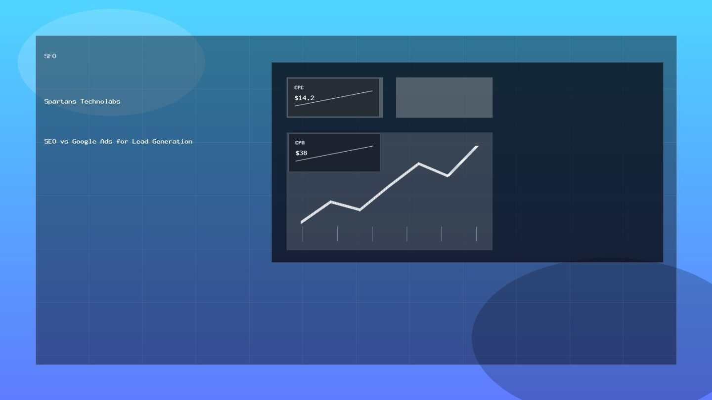 SEO vs Google Ads for Lead Generation - SEO guide by Spartans Technolabs
